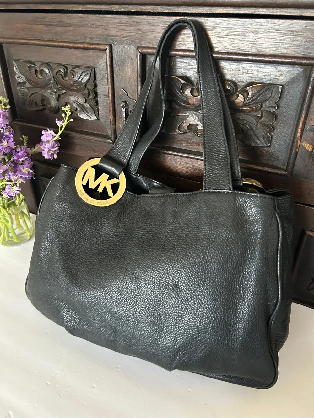 Michael Kors soft pebbled